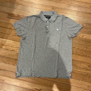 Woolrich gray short sleeve polo. 100% cotton